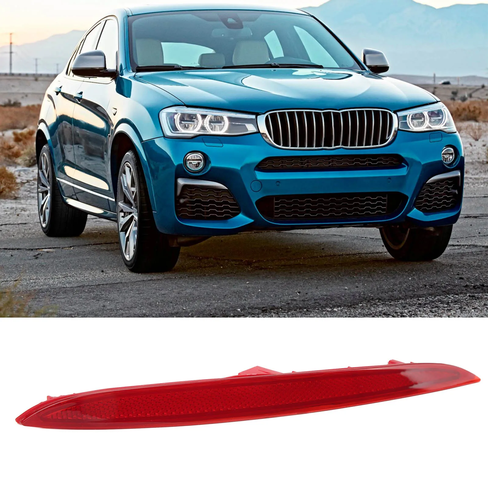Luz reflector parachoques trasero BMW X4 F26 2014-2016 - imagen 3
