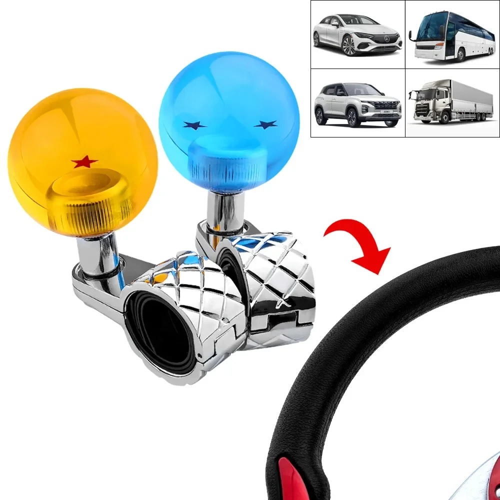 Perilla giratoria de volante universal para dirección suave - imagen 2