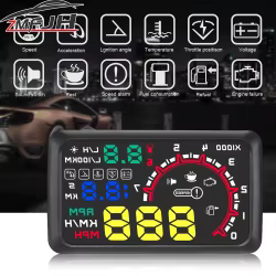 Velocímetro digital OBD con pantalla HUD y alarma de velocidad