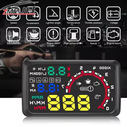 Velocímetro digital OBD con pantalla HUD y alarma de velocidad