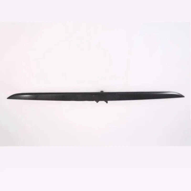 Patrón de fibra de carbono embellecedor de puerta trasera tira de maletero para Tesla modelo X S Kit de carrocería modificado embellecedor accesorios de coche - imagen 4