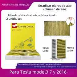 WESTGUARD Filtro de habitáculo HEPA para Tesla Model 3 y Model Y