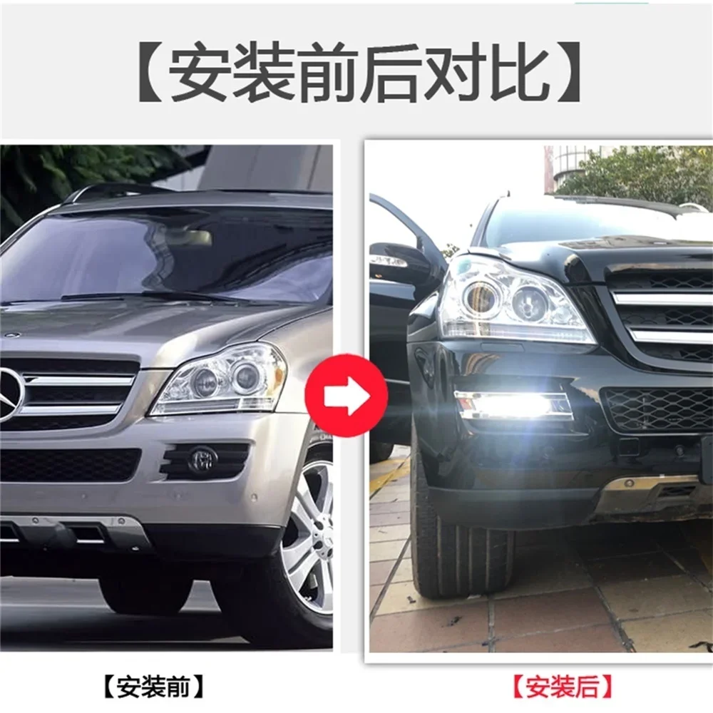Tira LED RGB luces diurnas para Mercedes-Benz GL320 GL350 GL450 GL550 W164 - imagen 2