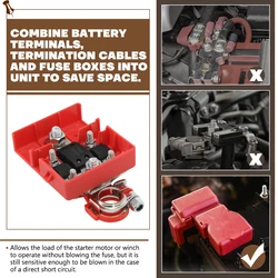 Conector batería 400A con protección de circuito – alta resistencia
