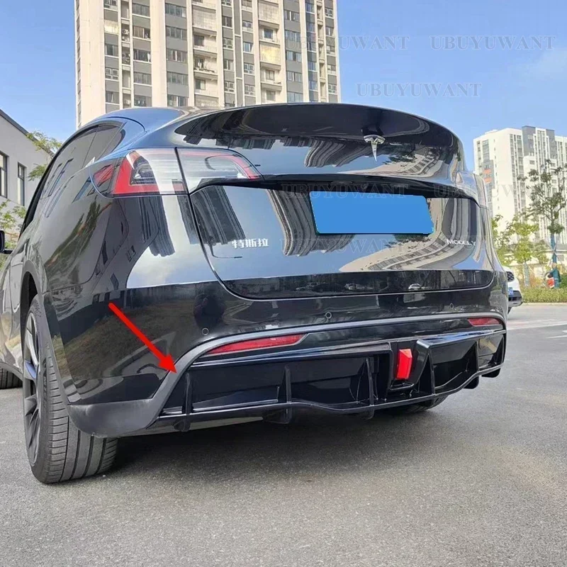 Kit Difusor Trasero Alerón Tesla Model 3/Y - Carbono Negro Tuning - imagen 3