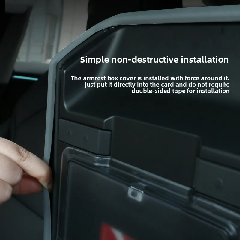 Reposabrazos TPE para consola central Tesla Model Y Model 3 - imagen 5