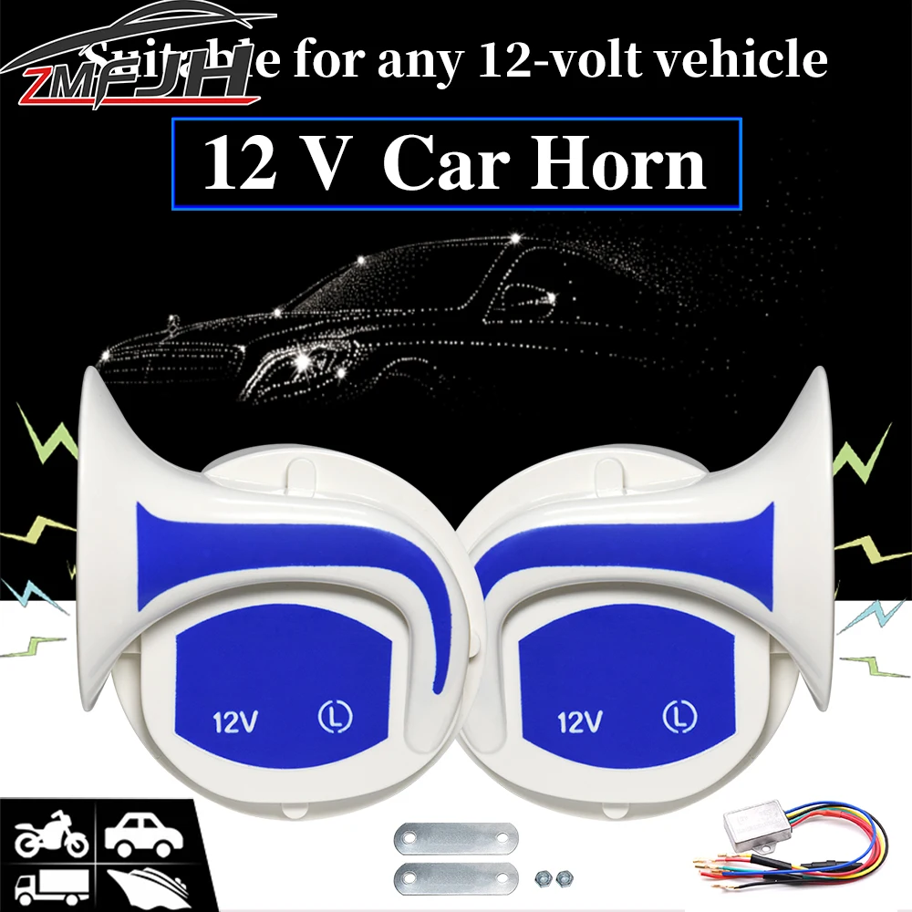 Bocina Caracol 115dB 12V impermeable – Klaxon para coche