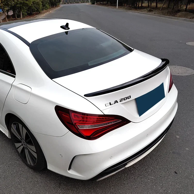 Alerón trasero efecto carbono ABS para Mercedes-Benz CLA W117