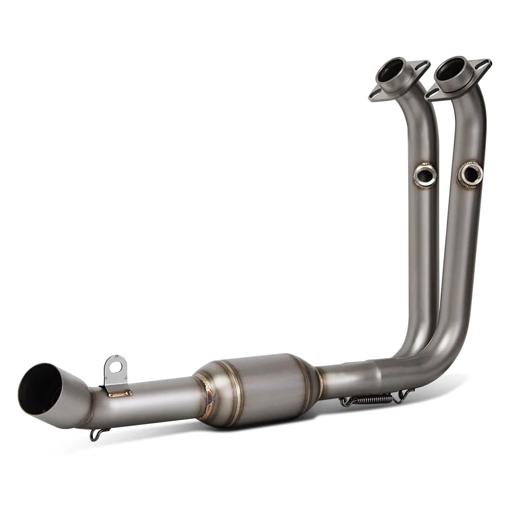 Colector escape inferior CFMOTO 450SR 450SS 450NK acero inoxidable