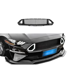 Rejilla de fibra de carbono Ford Mustang 2018-2021 RTR con LED