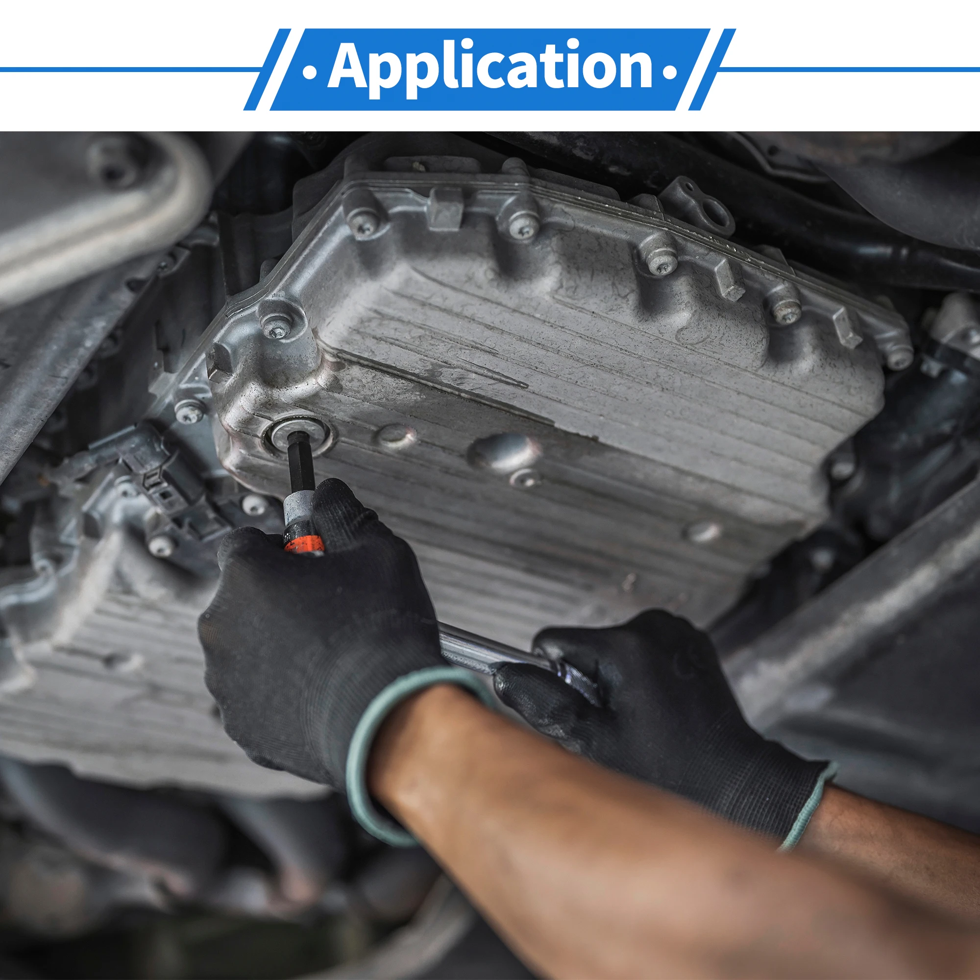 UXCELL 1 pieza No.10110839 cárter de aceite de motor para Chevrolet C1500 1991-1999 acero negro - imagen 2