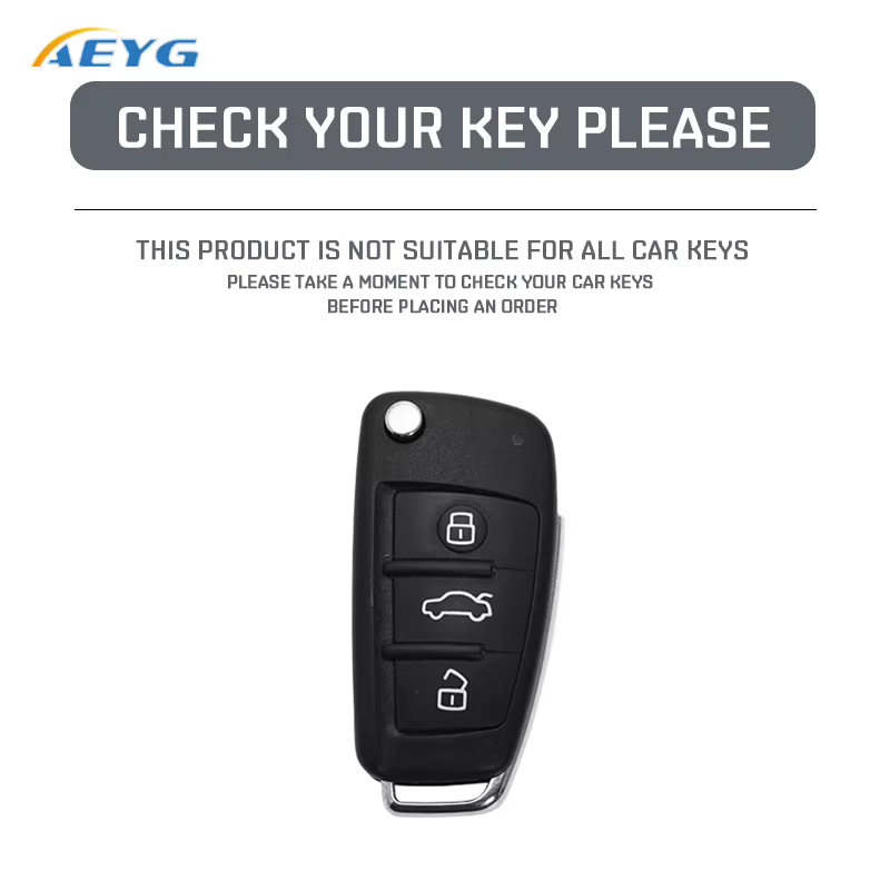 Funda de TPU para llave Audi A3, A4, A5, Q3, Q7 y TT - imagen 2