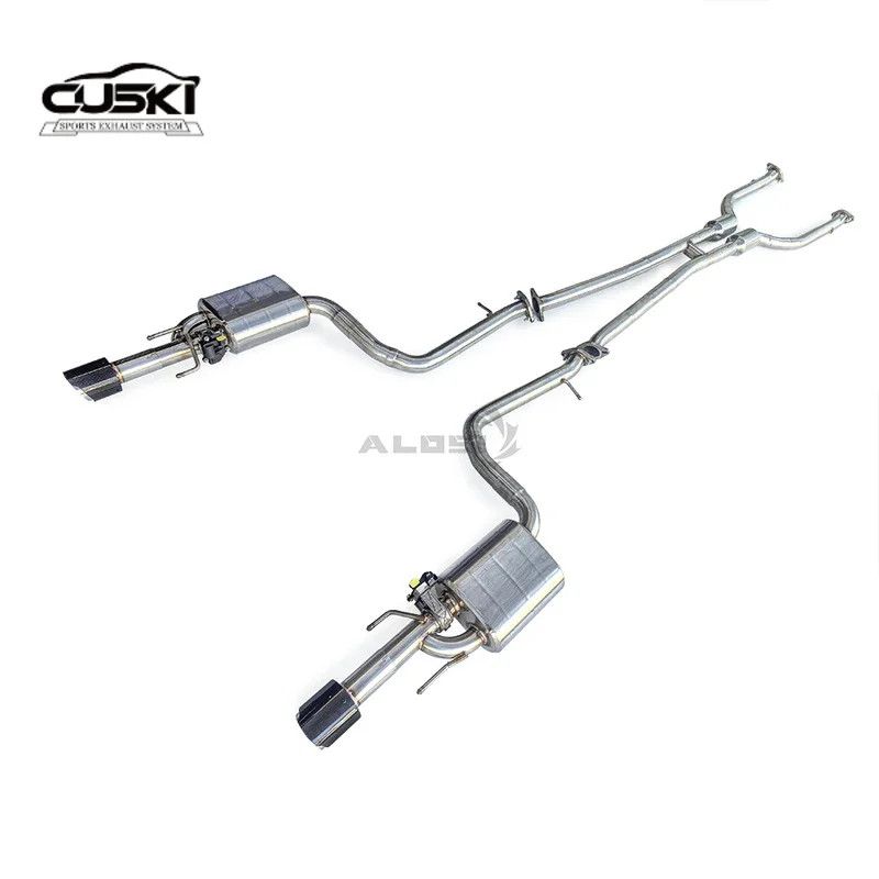 Escape de titanio protector térmico Porsche 911 992 3.0T 2019-2023 - imagen 2