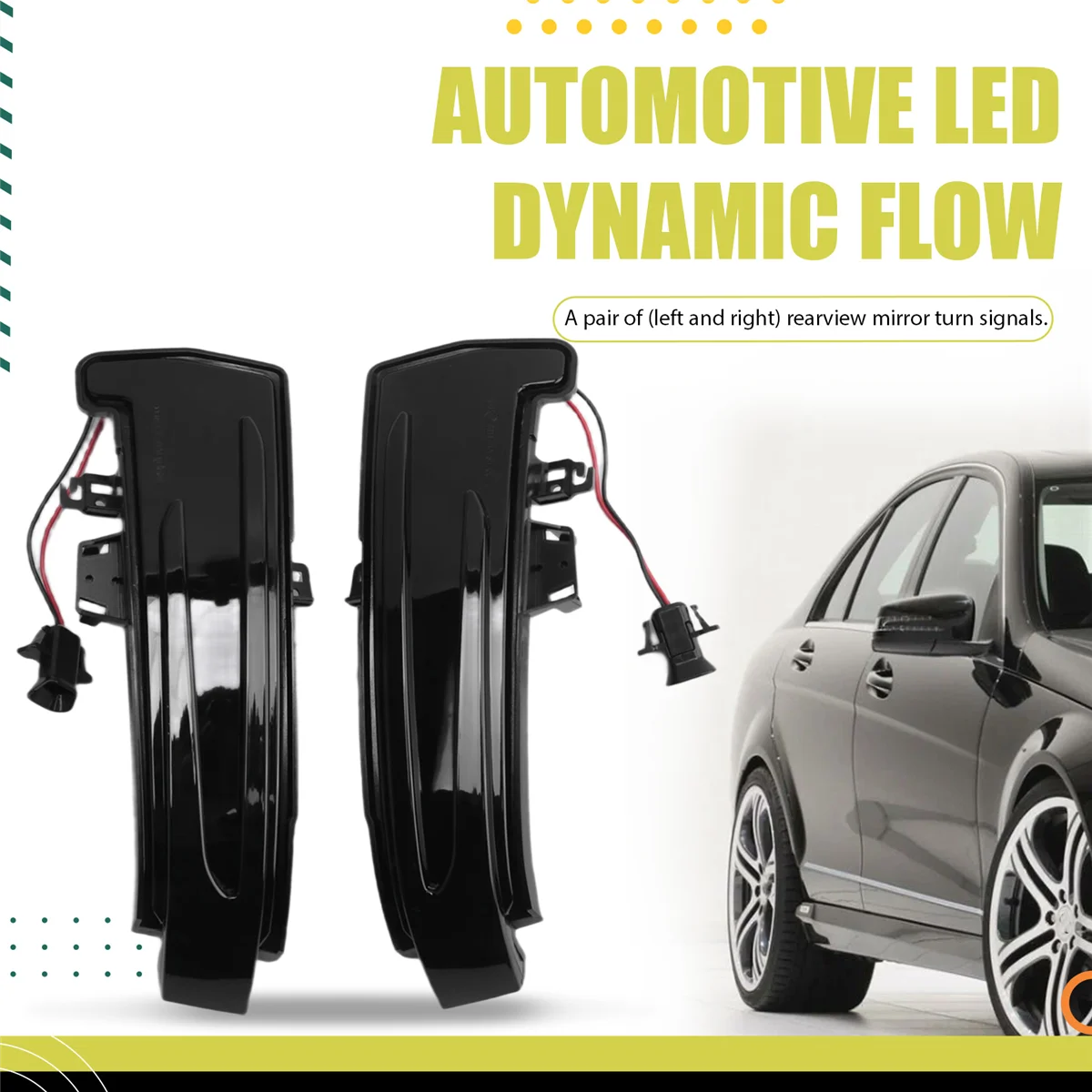 Kit direccional LED para espejo retrovisor Mercedes Benz W204 - imagen 4