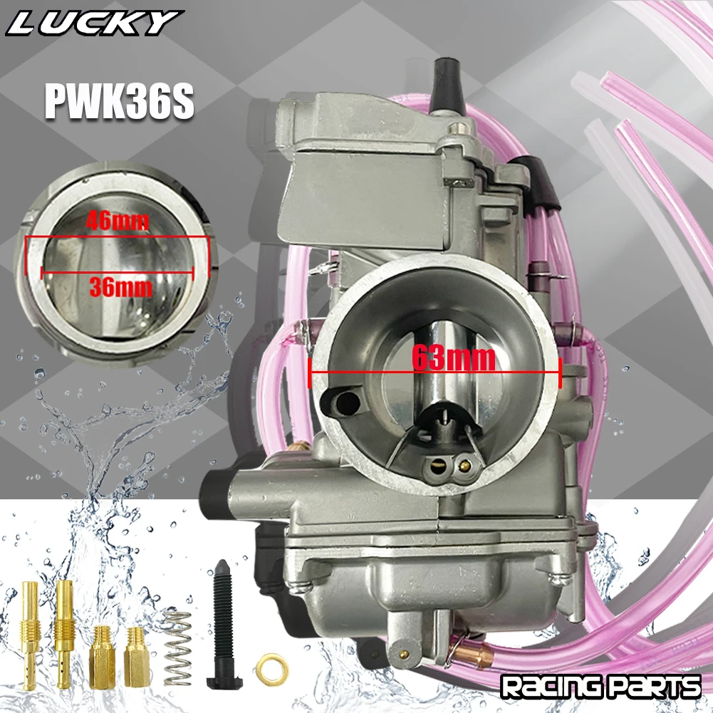 Carburador de motocicleta PWK36S PWK38S, carburador de aire para Kawasaki Ktm 250exc TE250 SX125 YZ125 KX125 YZ250 PWK - imagen 3