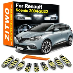 Kit LED interior ZITWO para Renault Scénic y Grand Scénic II-IV