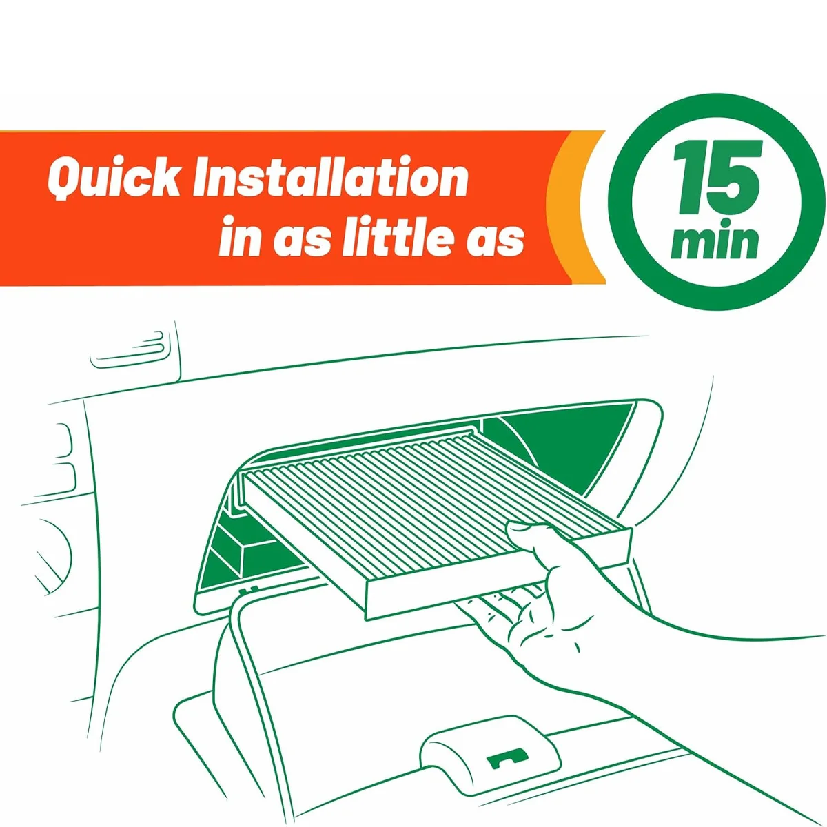 Filtro habitáculo Nissan 27274-9CH0A carbón activado - imagen 5