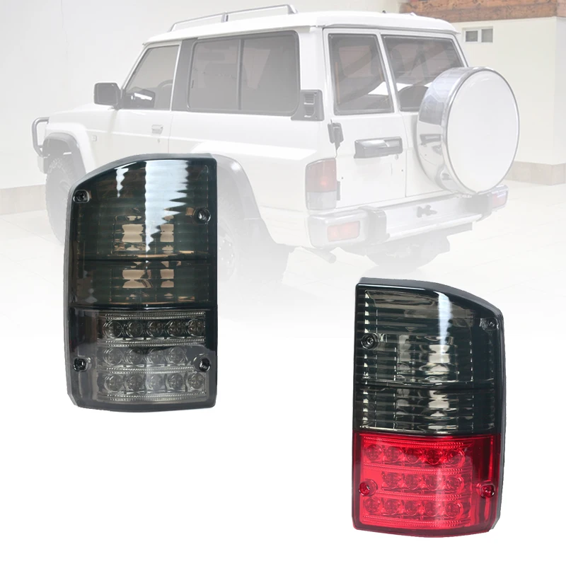 Piloto trasero rojo ahumado 26555-05J00 para Nissan Patrol GQ