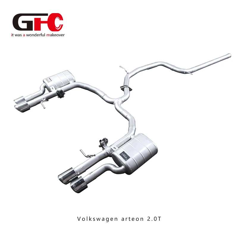 Escape catback GFC con válvula y cuatro salidas – VW Arteon/CC - imagen 2