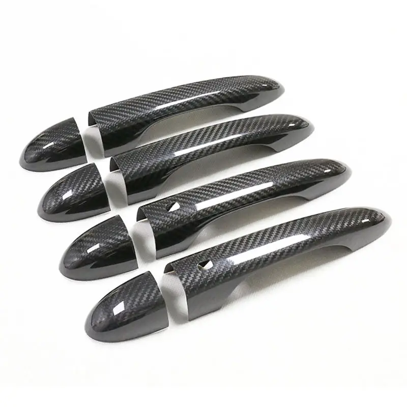 Cubiertas de manija de puerta en carbono para Maserati Ghibli, Quattroporte y Levante - imagen 5