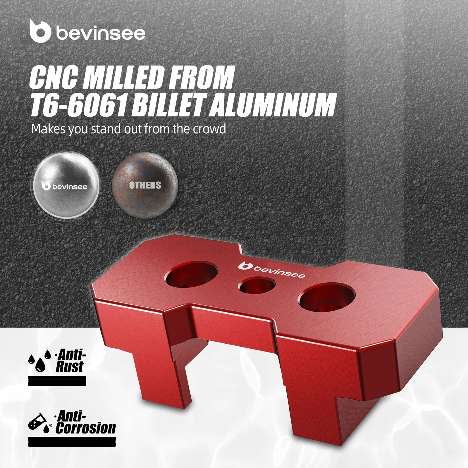 BEVINSEE Inserto de soporte de transmisión para Audi A4, A5 y Q5 B8/B8.5 - imagen 3