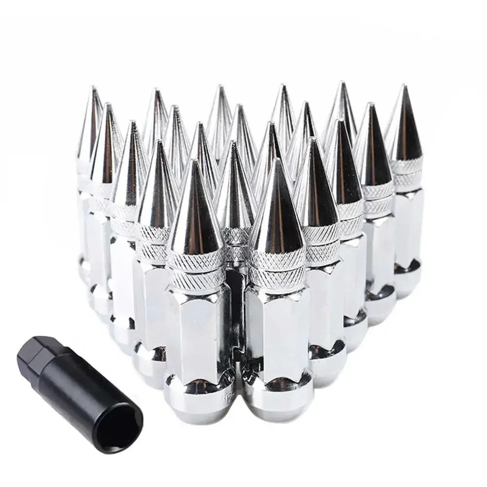 Tuercas de rueda con púas de acero M12x1,5 universales