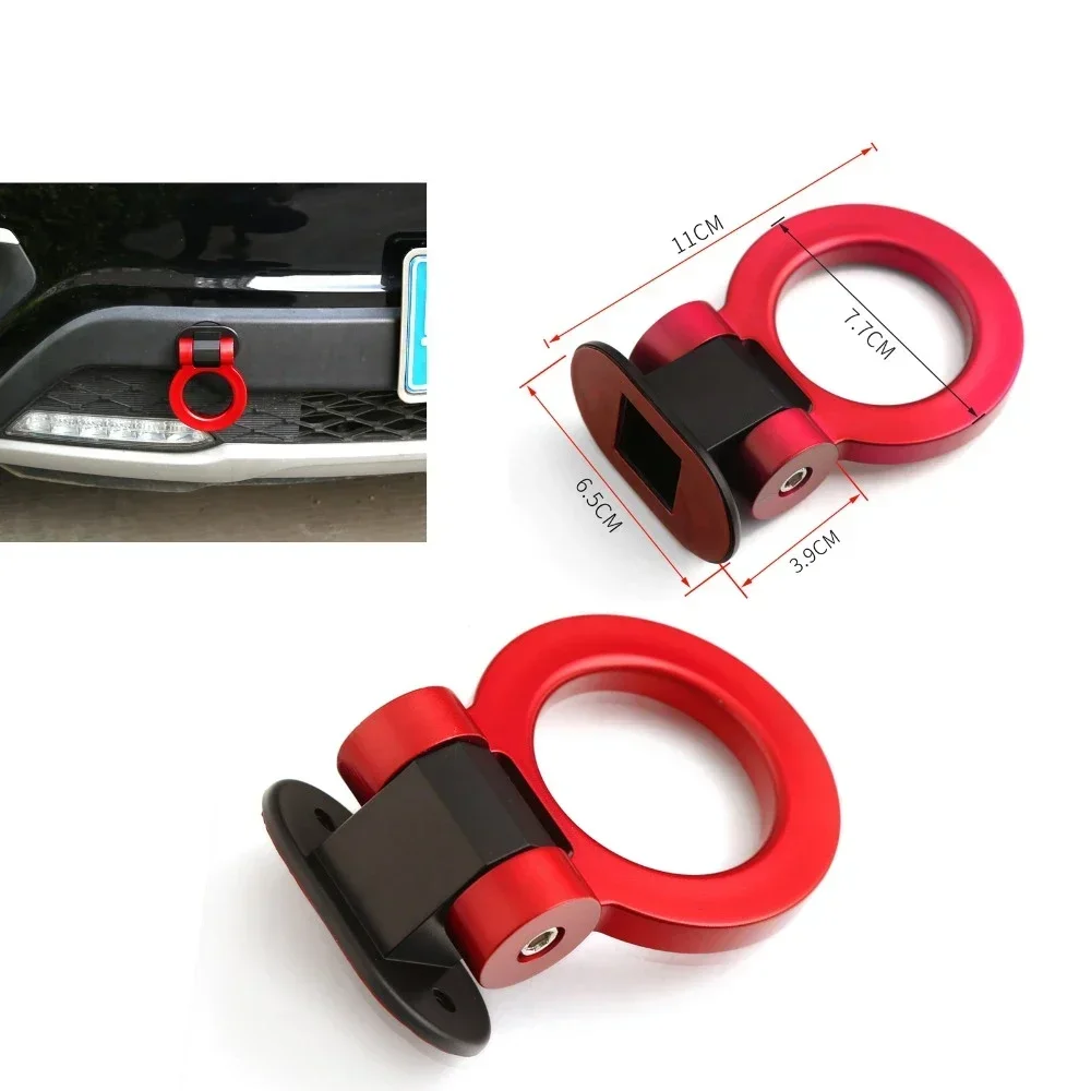 Gancho remolque universal para coche con anillo decorativo ABS - imagen 2