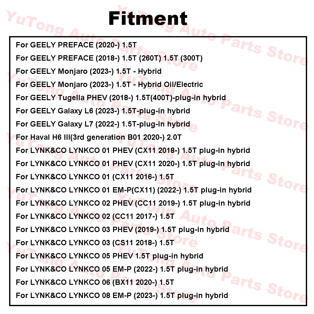 Bujías Geely Boyue Cool 1.5T 2023-2024 compatibles Coolray y Monjaro - imagen 5