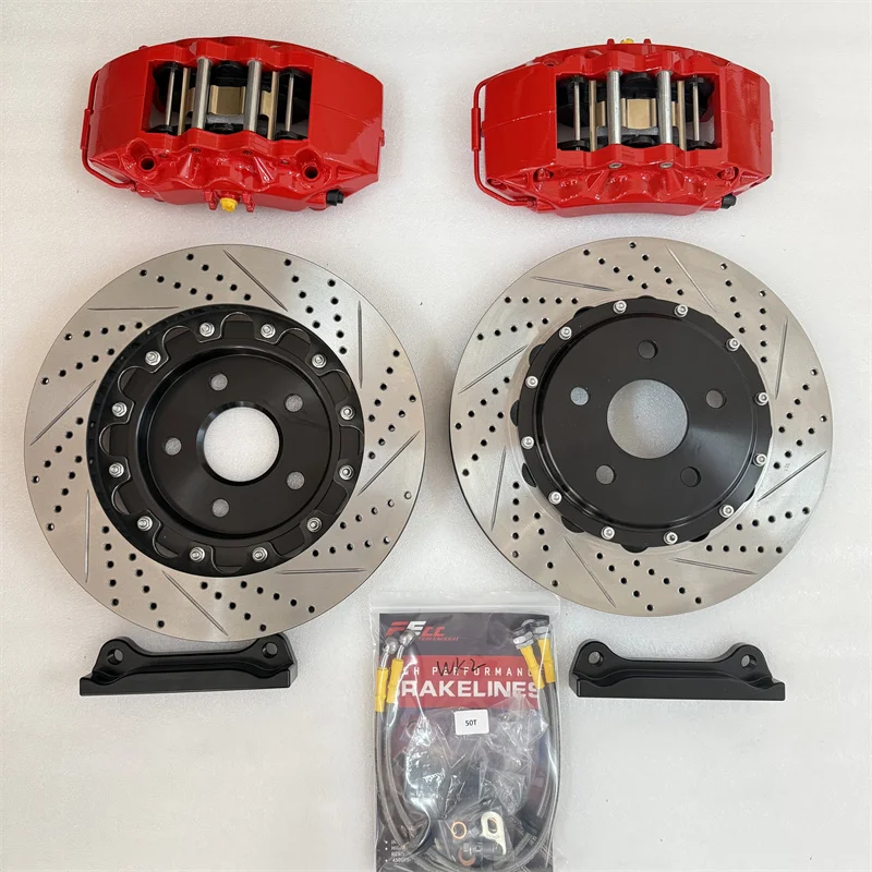 Kit pinza freno roja Jekit 9040 + disco taladrado Lexus IS 250 F Sport 2015 - imagen 3