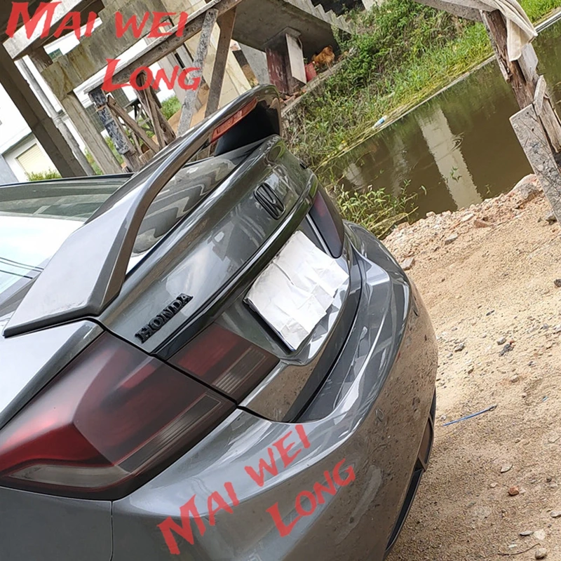 Alerón trasero ABS Honda Civic 2012-2016 – Spoiler negro decoración - imagen 3
