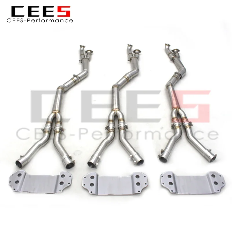 Tubo intermedio de escape CEES de 89 mm para BMW M3/M4 G80, G82 y G83