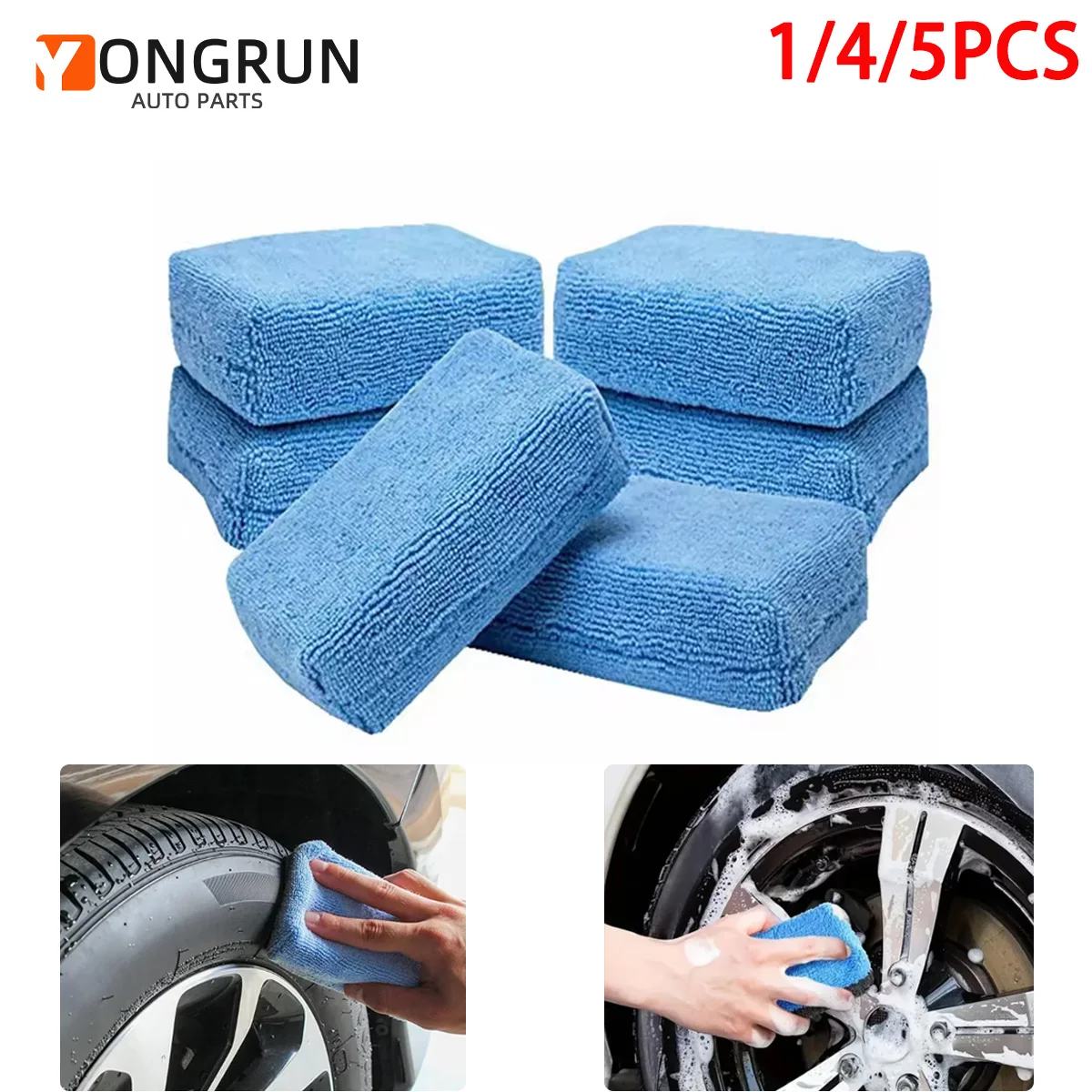 Bloque de pulido rectangular para coche – encerado y detallado profesional