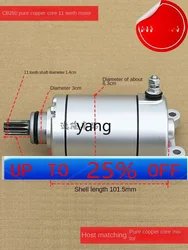 Motor de arranque CX para moto todoterreno 250 cc CB250/CQR250 T4