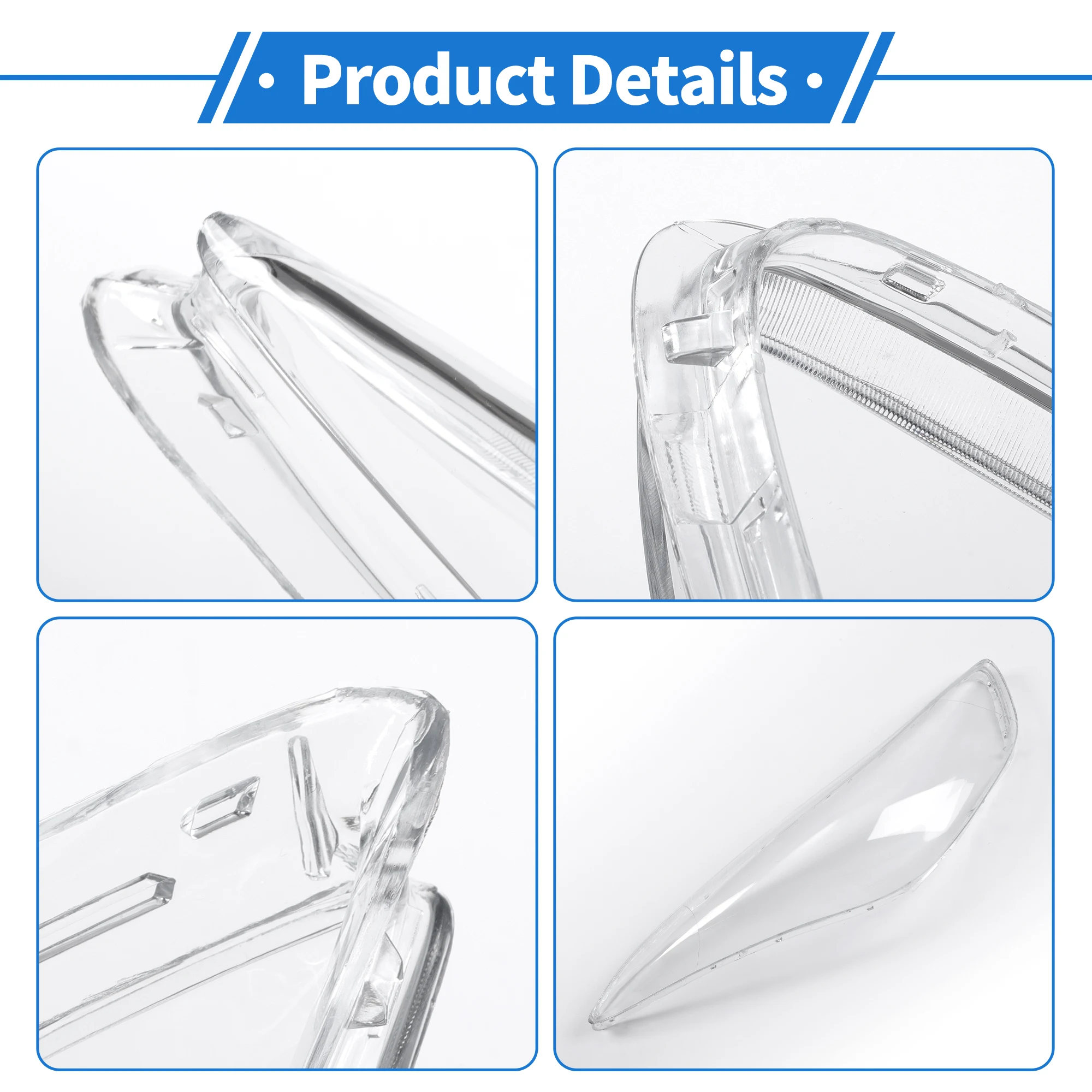 Lente de faro transparente UXCELL para Hyundai Elantra 2011-2016 - imagen 4