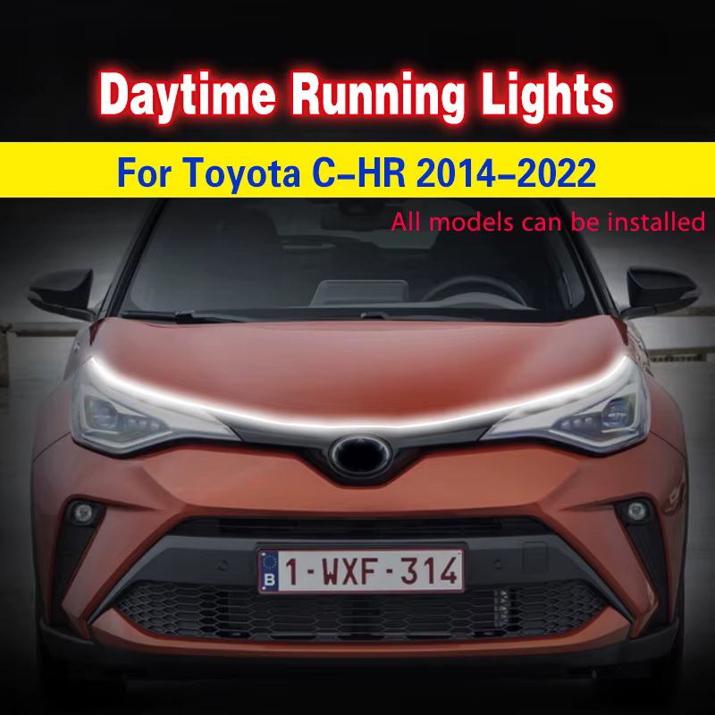Luz diurna LED DRL para Toyota C-HR 2014-2022 – Parachoques trasero