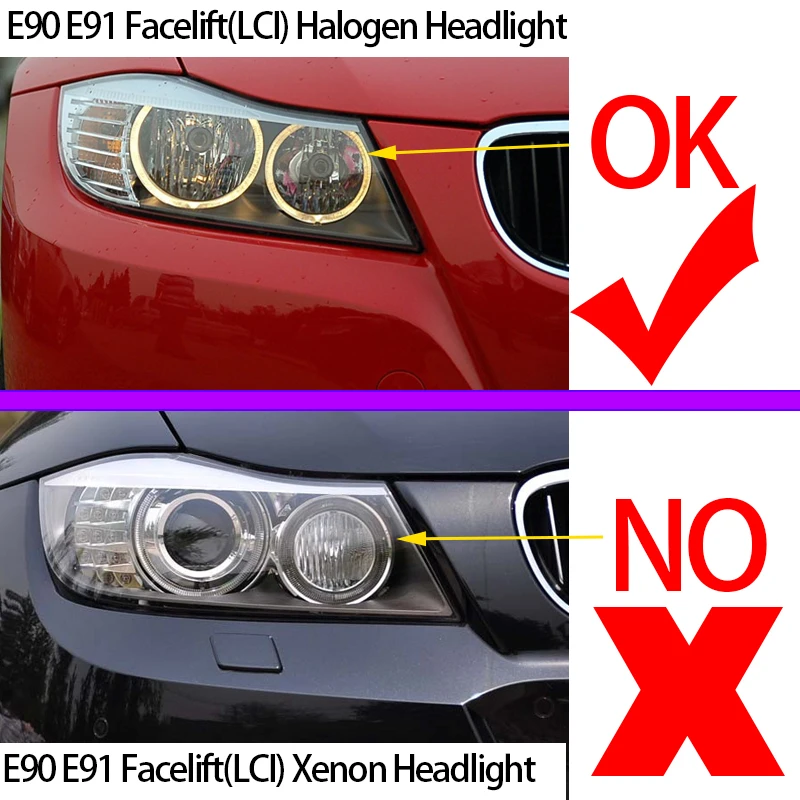 Bombillas LED ojos de ángel para BMW Serie 3 E90 E91 LCI - imagen 3