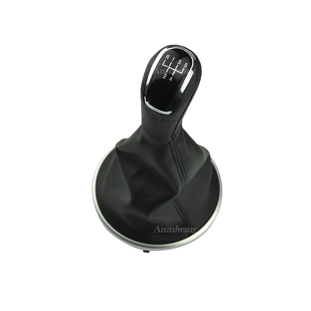 Perilla de cambio con fuelle de cuero para Skoda Fabia 2 y Roomster - imagen 3