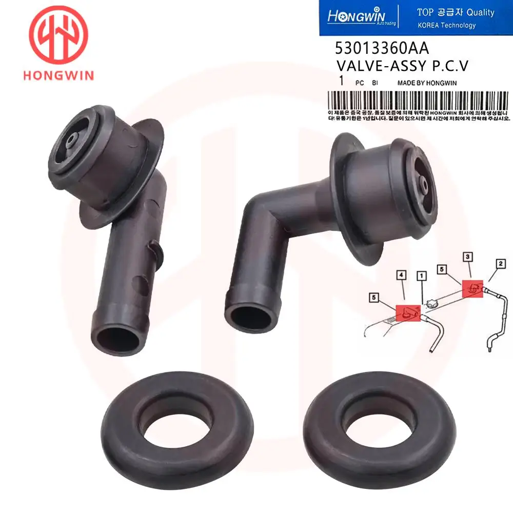 Válvula PCV Jeep Grand Cherokee 4.0L L6 Gas 2001-2004 OEM 53013360AA
