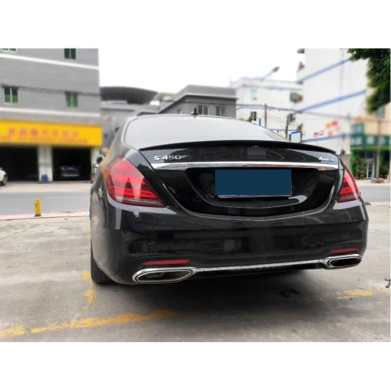 Alerón trasero negro ABS para Mercedes-Benz Clase S W222 2013-2020 - imagen 4