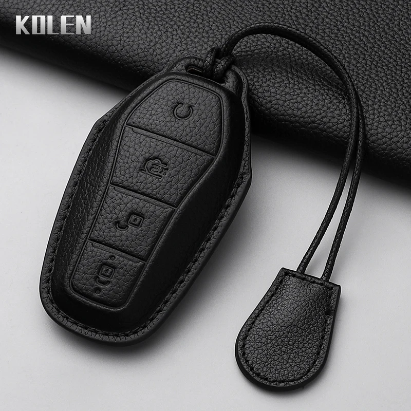 Funda de cuero para llave BYD Atto 3 – Protector de mando - imagen 2