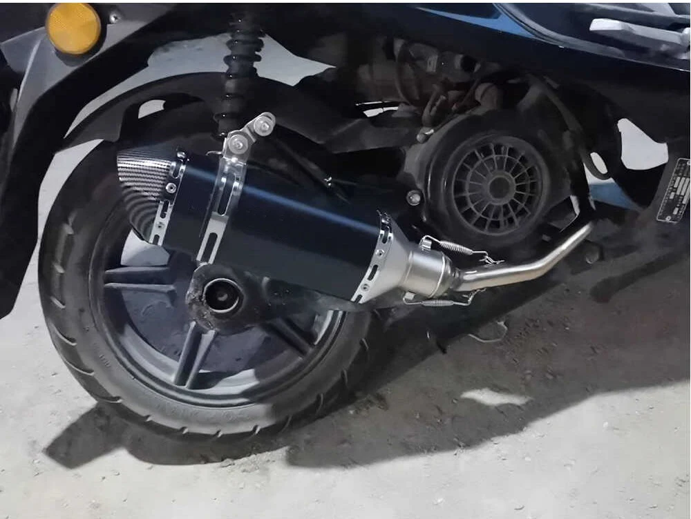 Tubo de escape 51 mm para Yamaha GY6 – delantero modificado - imagen 2