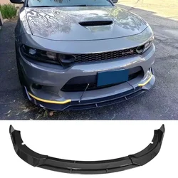 Splitter delantero negro brillante para Dodge Charger 2017-2020