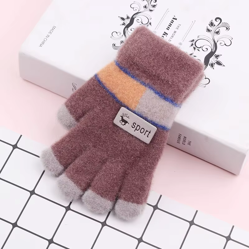 Guantes unisex de tejido para otoño e invierno