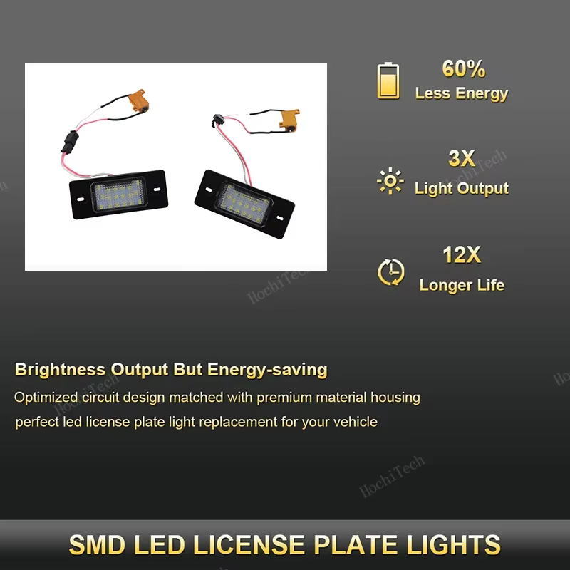 Luces LED de matrícula para VW Tiguan, Golf V, Touareg y Cayenne - imagen 3