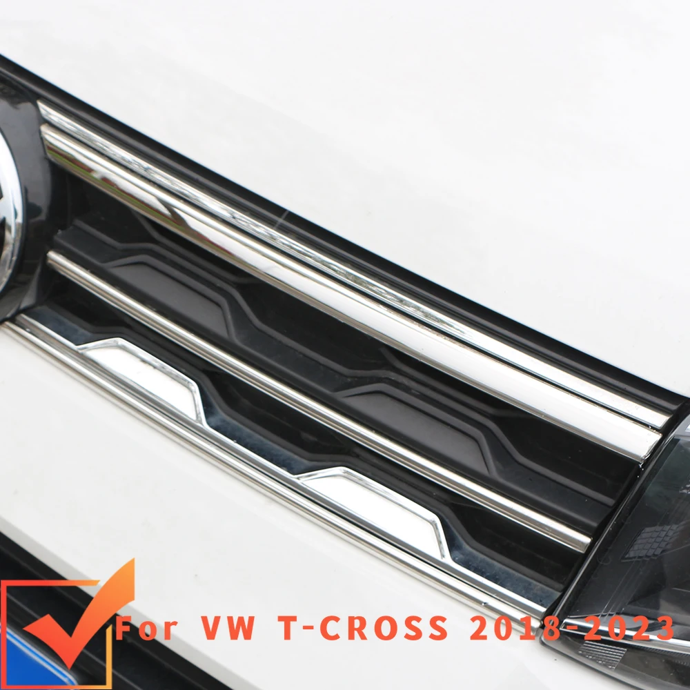 Moldura de rejilla delantera para Volkswagen T-Cross 2018-2023 - imagen 3