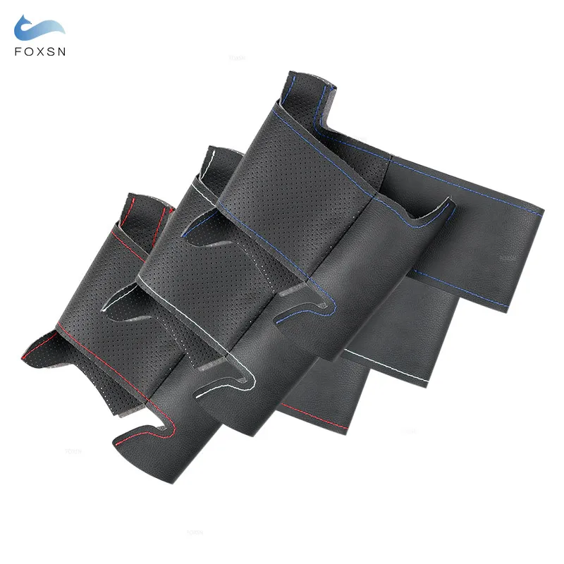 Peugeot 207 funda de volante cuero perforado cosido a mano - imagen 2