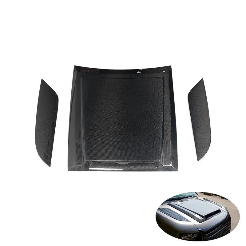 Capó delantero efecto carbono para Land Rover Defender 90/110/130