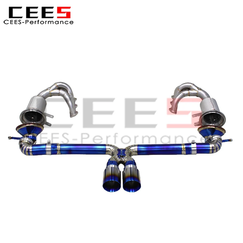 Sistema de escape cat-back CEES para Porsche 911 992 GT3 RS 4.0 - imagen 3