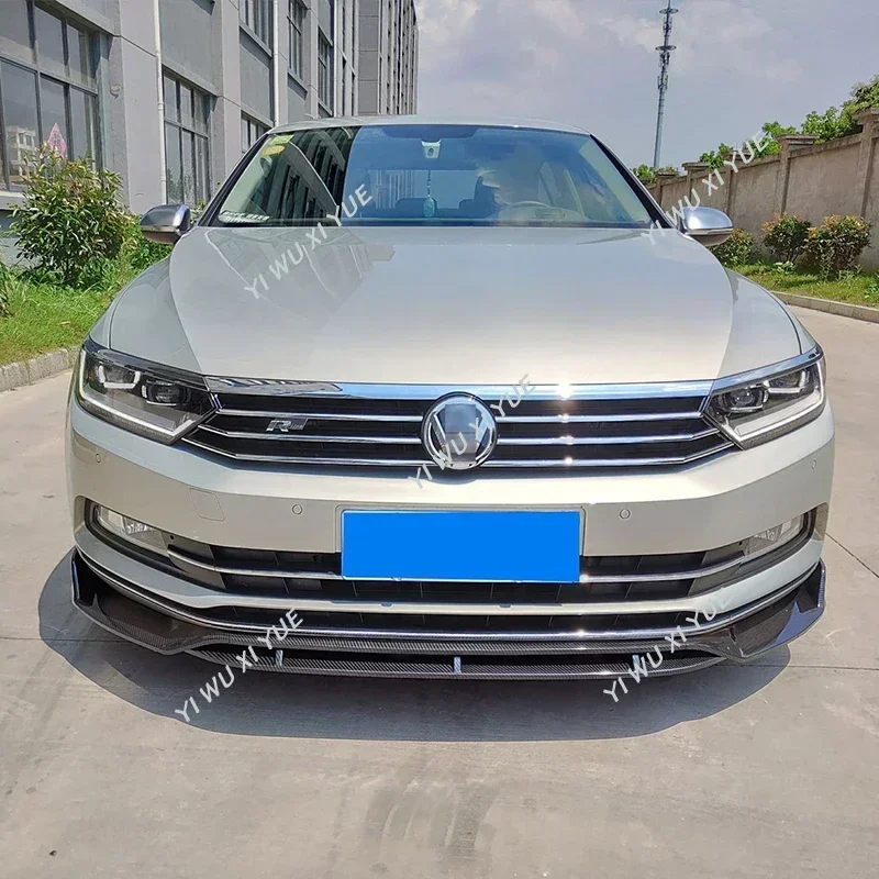 Splitter frontal negro brillante – VW Passat B8 2017-2019 - imagen 4