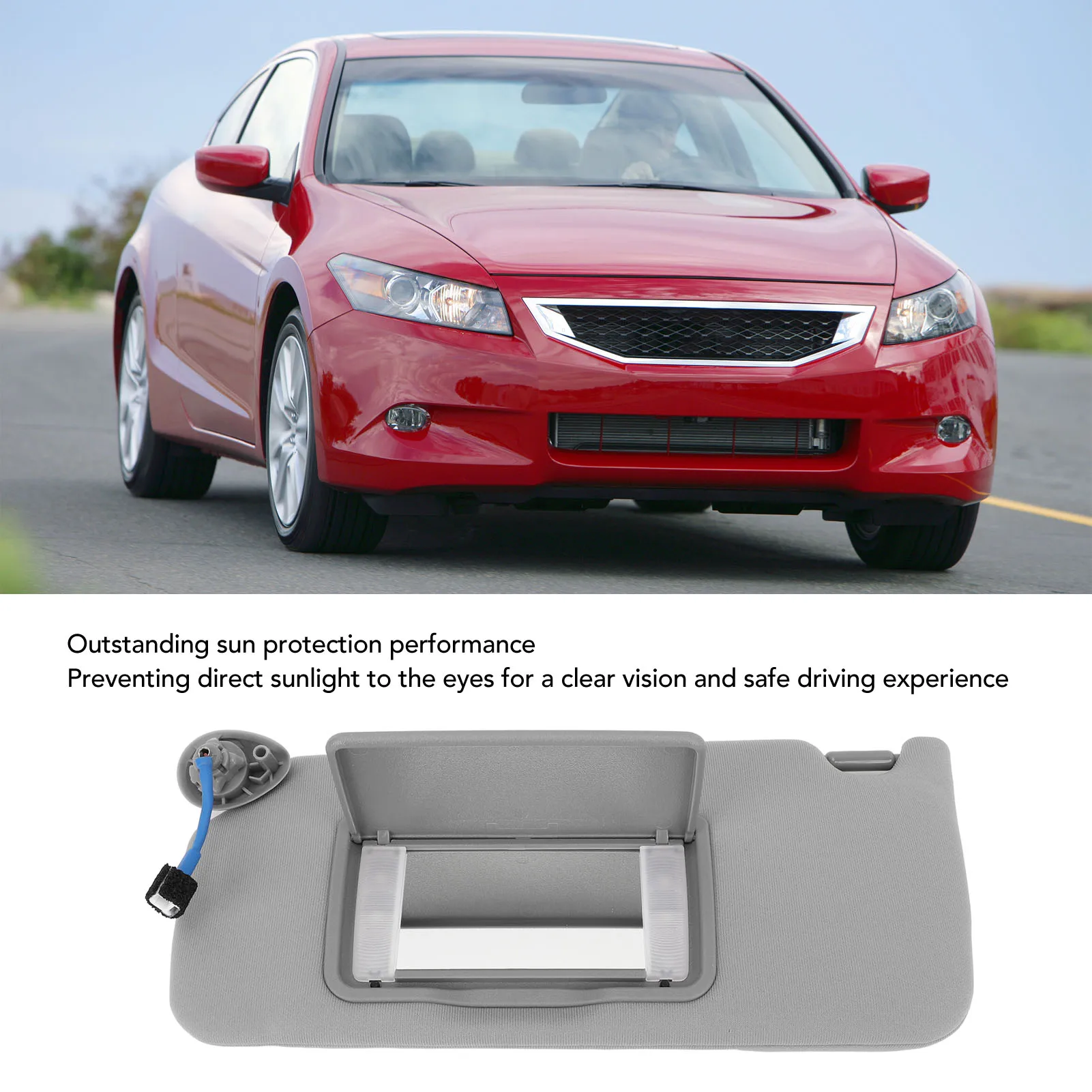 Visera solar del lado del conductor Conducción solar efectiva Elegante 83280 TA5 A51ZA para visera protectora solar de 2008 a 2012 - imagen 4